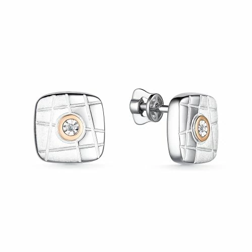 Серьги пусеты 02-4027.000Б-00 серебро_0