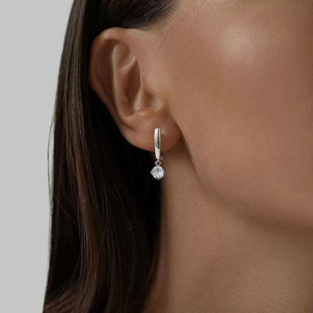 Серьги подвесные 94021940 серебро_2