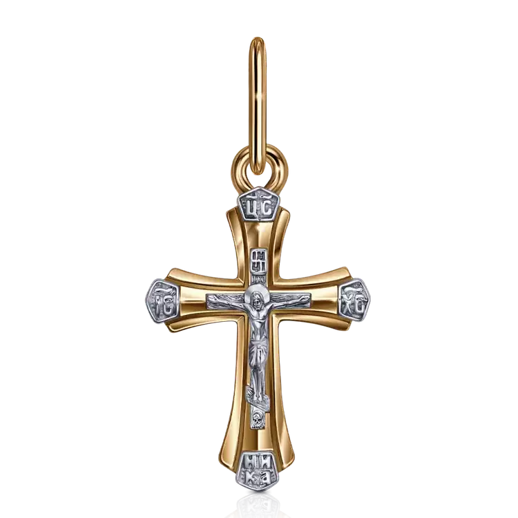 Крест христианский Кр102-2562 золото_0