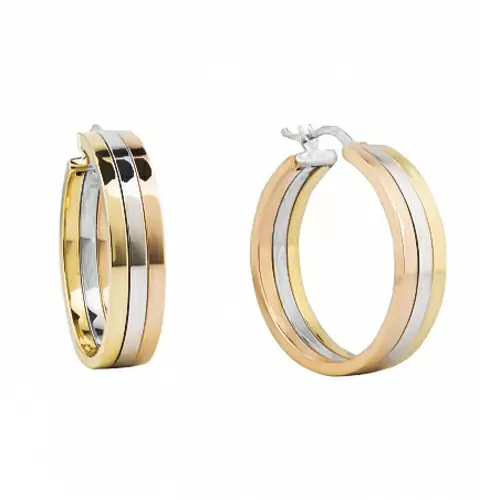 Серьги конго E01154z серебро