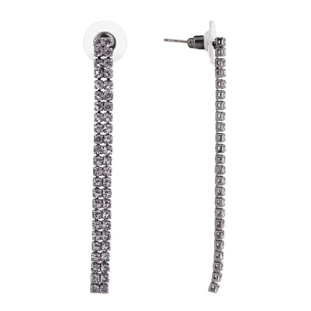 Серьги подвесные 321110067gz ювелирный сплав_0