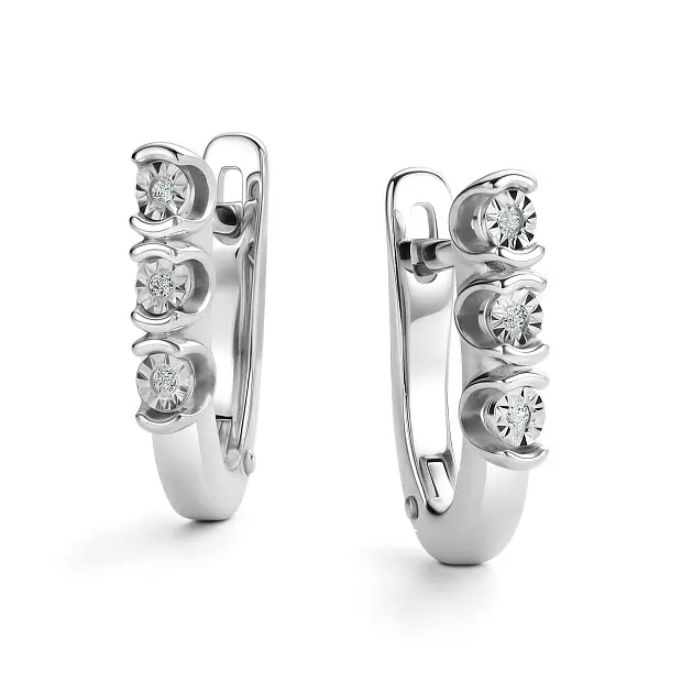 Серьги дорожка 02-4321.000Б-00 серебро
