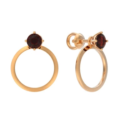 Серьги подвесные 1044012-11220-G золото