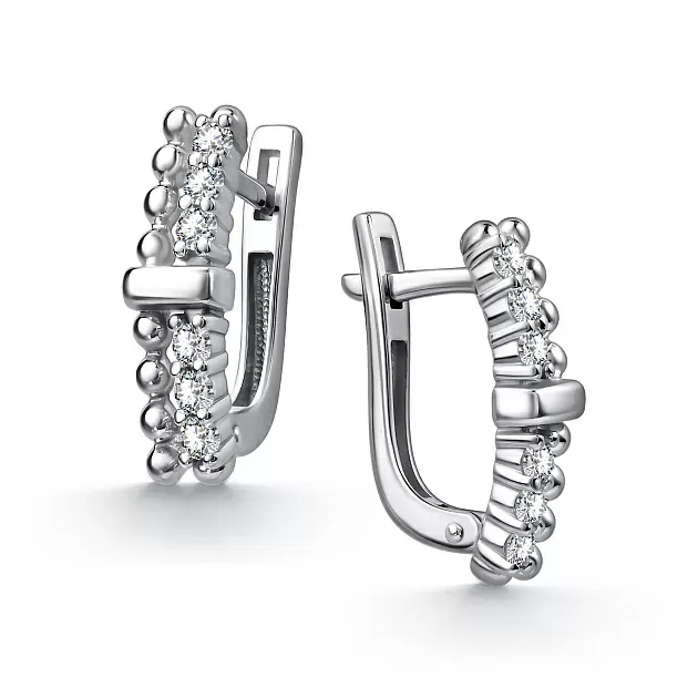 Серьги 02-4907.00КЦ-00 серебро