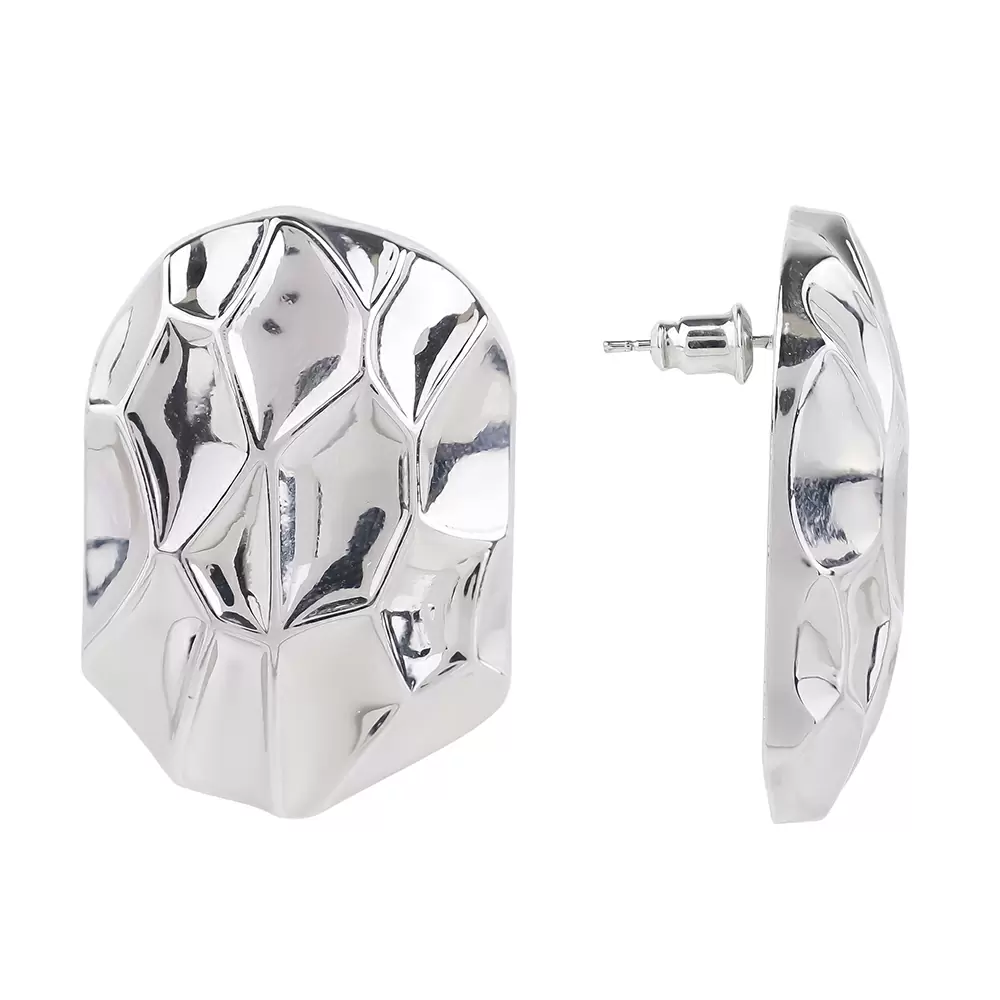Серьги 3-4462-W ювелирный сплав