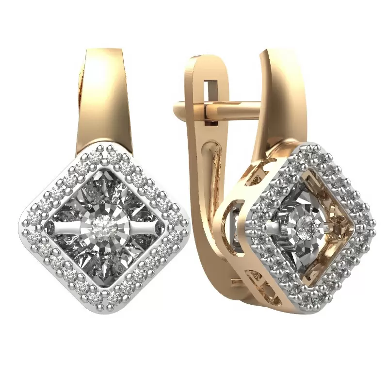 Серьги С4052-120 золото