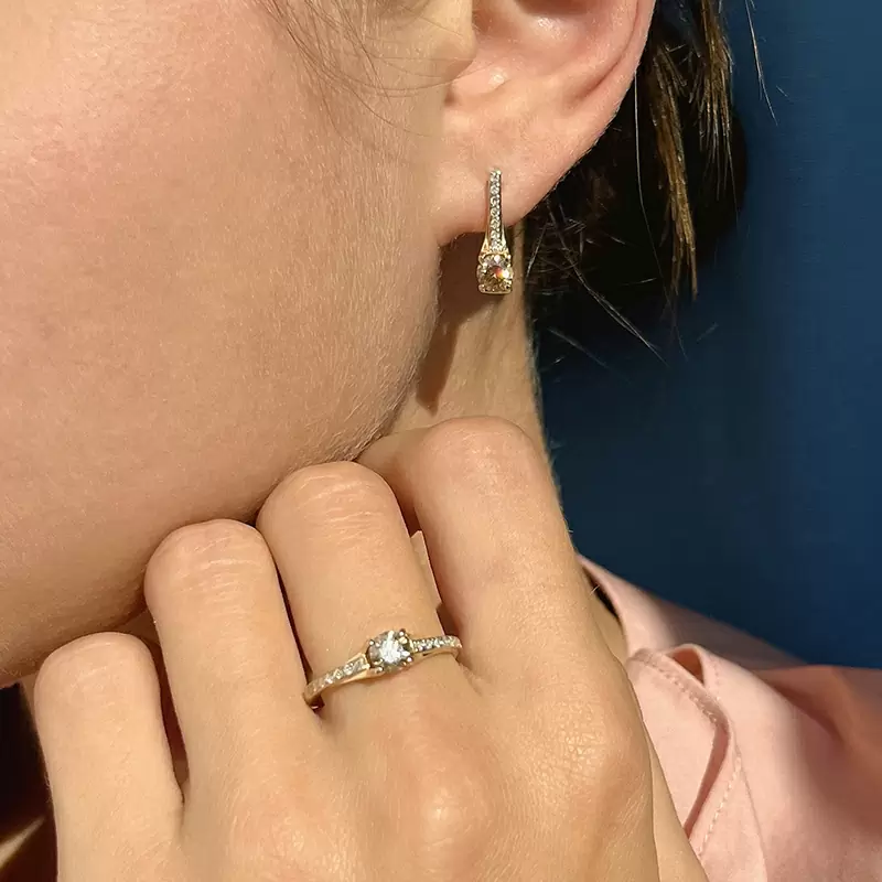 Серьги 12-21883-6000 золото_2