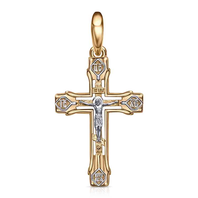 Крест христианский Кр102-2465 золото