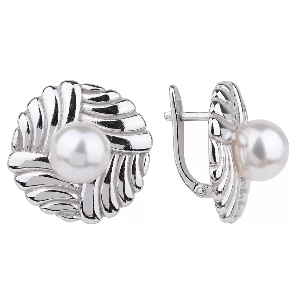 Серьги 1058282-01250-2S серебро