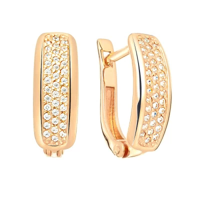 Серьги дорожка с105013п серебро Дорожка