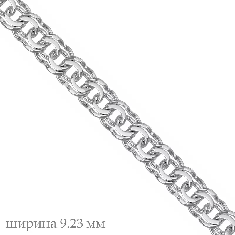 Браслет НБ22-056Ю-3 d1.70 серебро Полновесный_1