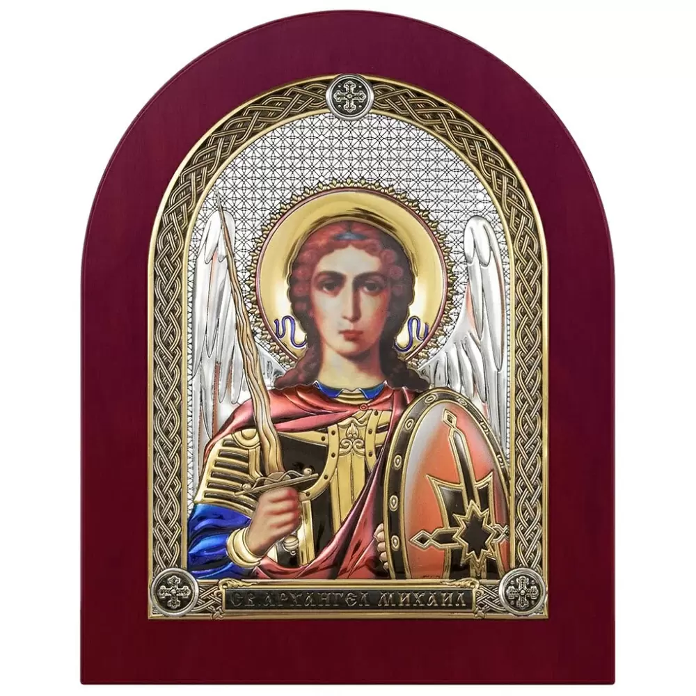 Икона 6398.2CW ювелирный сплав Архангел Михаил