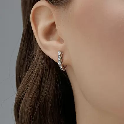 Серьги дорожка 02-4321.000Б-00 серебро