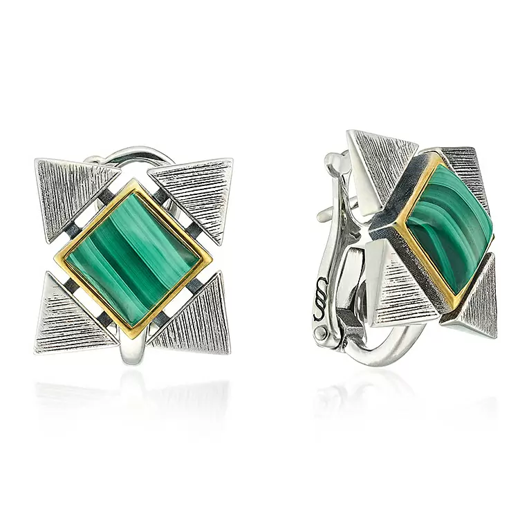 Серьги ER091629MLC-CSQ-S серебро