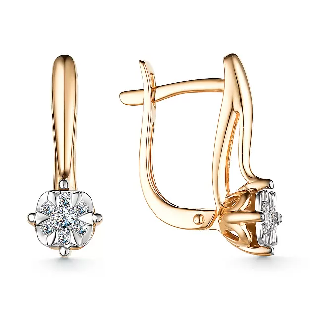 Серьги 25250-100 золото