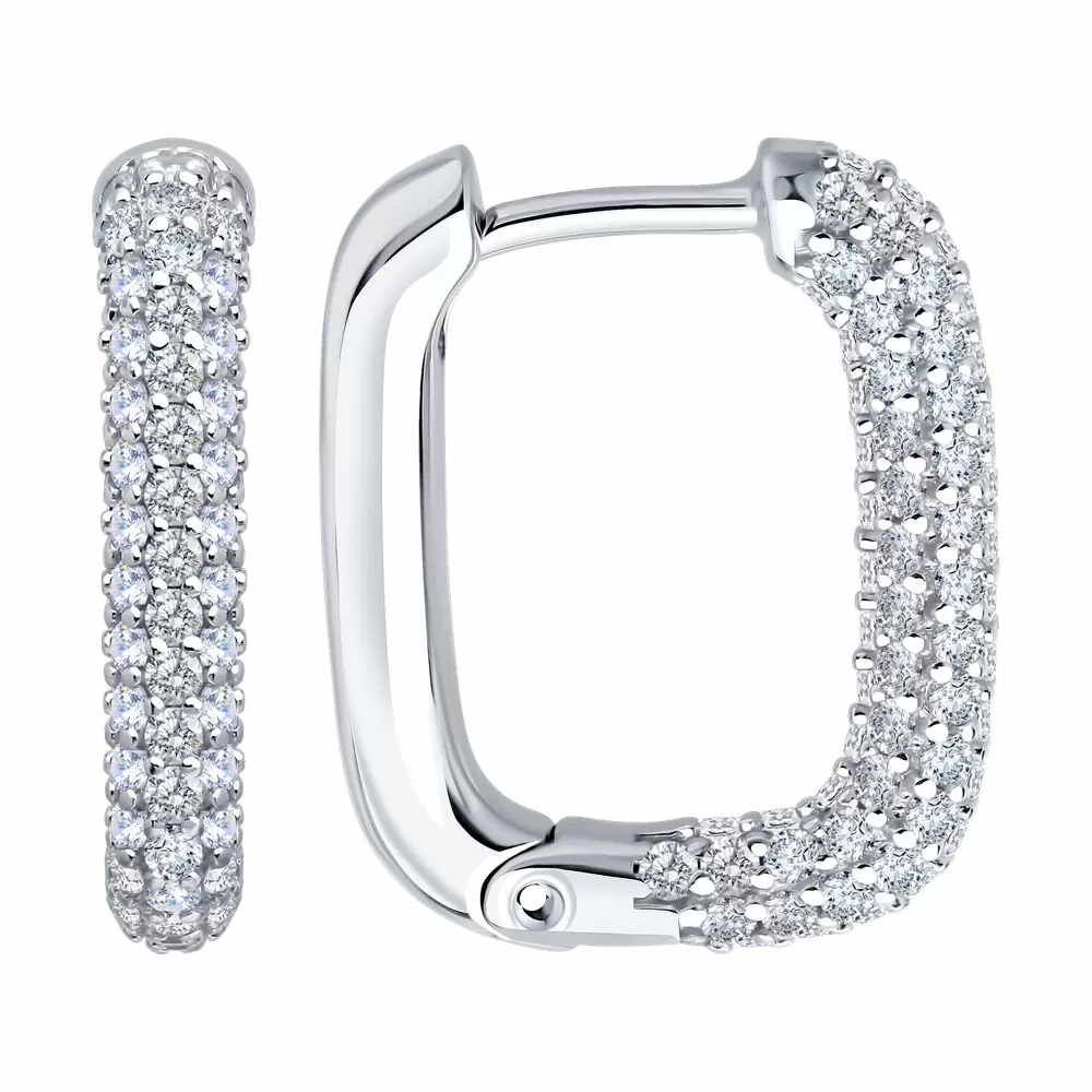 Серьги 94026887-91 серебро