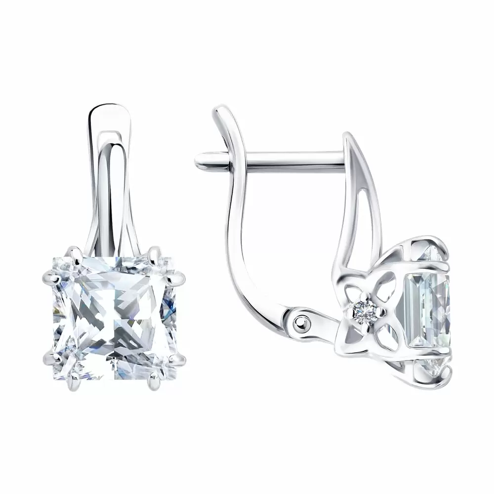 Серьги 94027352 серебро