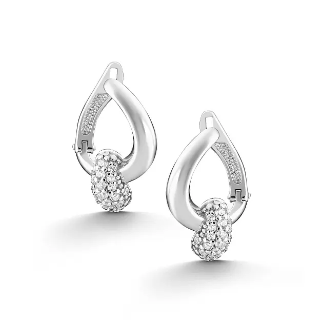 Серьги 02-5565.00КЦ-00 серебро