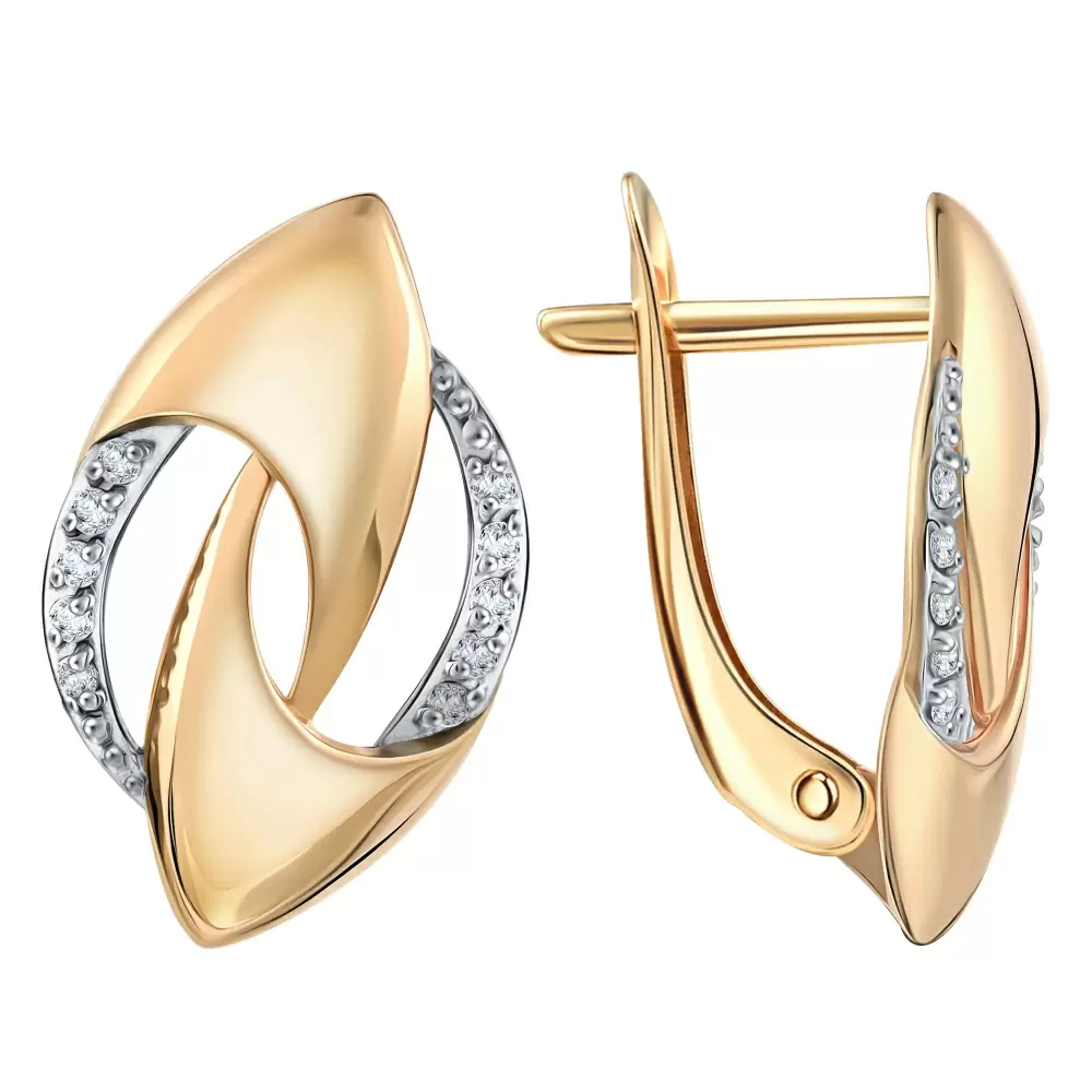 Серьги 017962-1102 золото