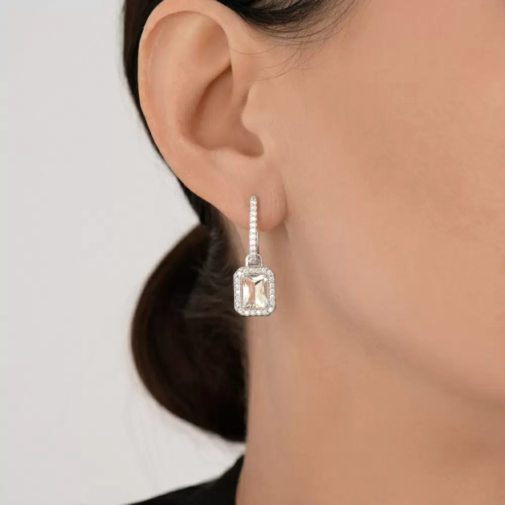 Серьги подвесные 92023139 серебро_1