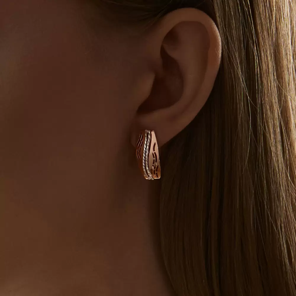 Серьги 029361 золото