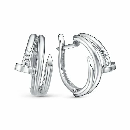 Серьги с2205302 серебро Картье Гвоздь