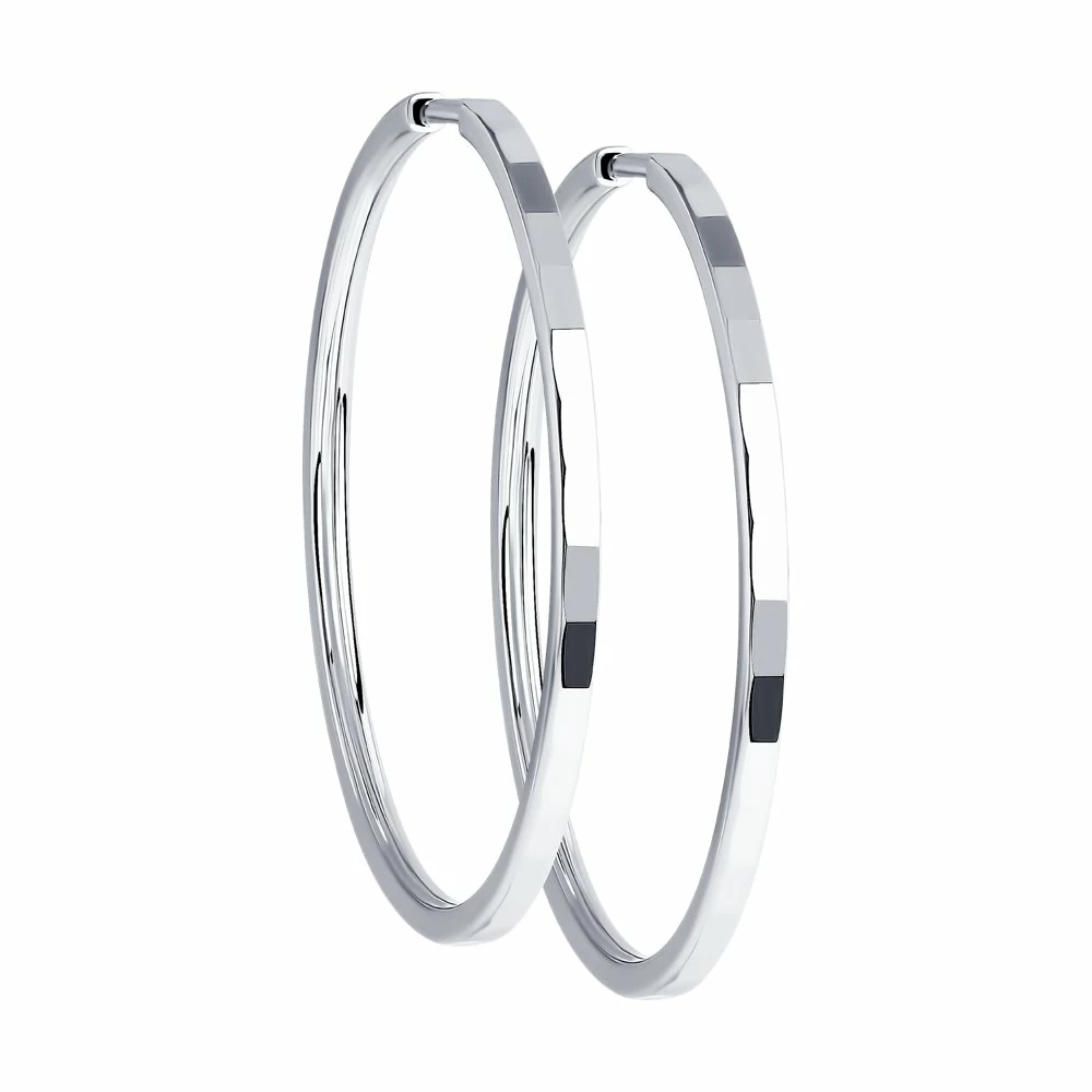 Серьги конго 94140075 серебро_0
