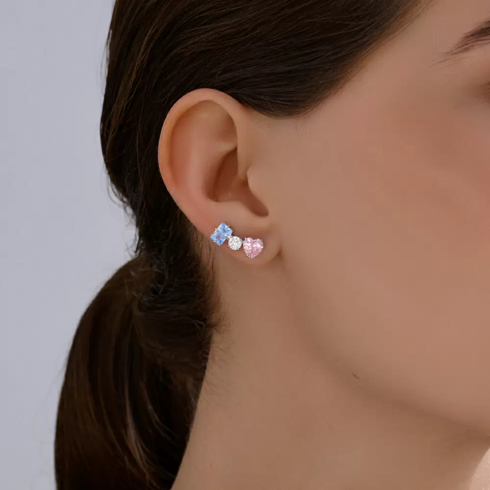 Серьги каффы 94026911 серебро