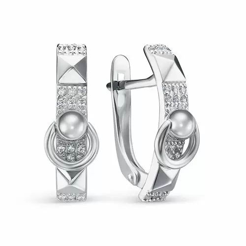 Серьги с1205383 серебро эрмес