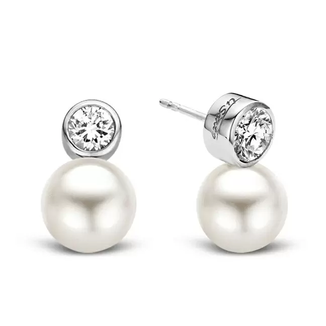 Серьги пусеты 7590PW серебро