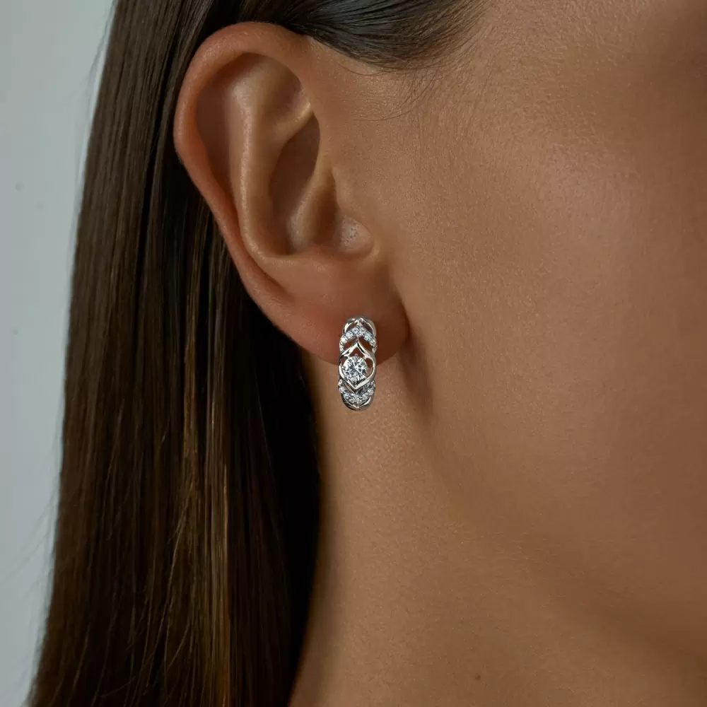 Серьги 94022500 серебро_1