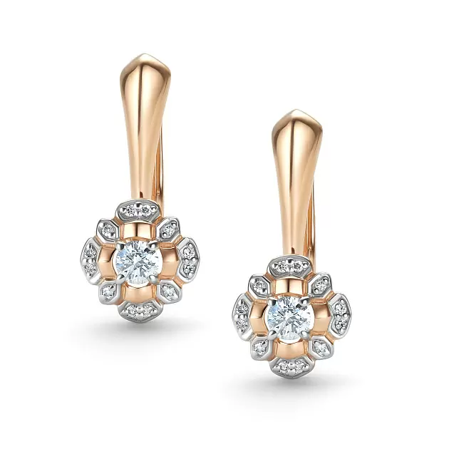 Серьги 26423-100 золото_1