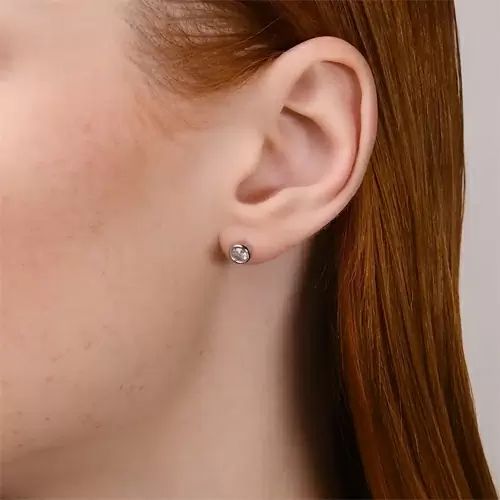 Серьги подвесные 94026821 серебро Сердце