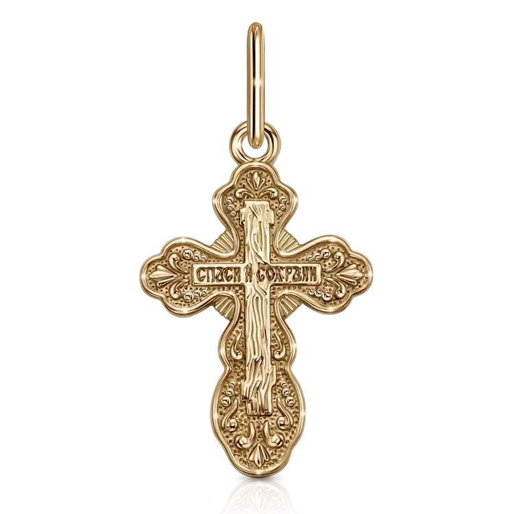 Крест христианский Кр102-2278 золото_1