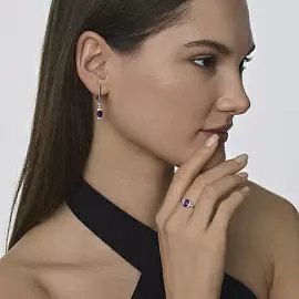 Серьги подвесные 02-4852.00АМ-00 серебро_2