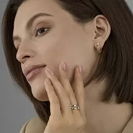 Серьги 26419-100 золото_1