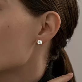 Серьги пусеты 93022274 серебро_1