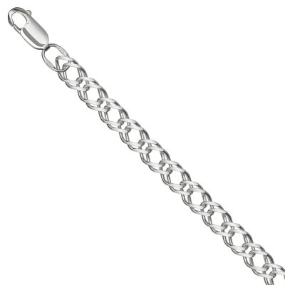 Цепь НЦ22-076Ю-3 d1.00  серебро Полновесная