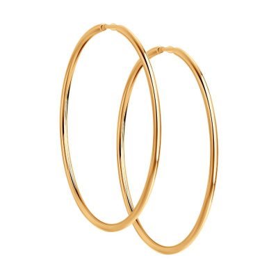 Серьги конго 51-124-01591-1 золото