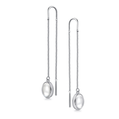 Серьги продевки 02-4820.00ГХ-00 серебро