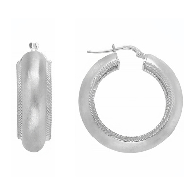Серьги конго GM4537GR-S серебро