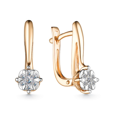 Серьги 25250-100 золото