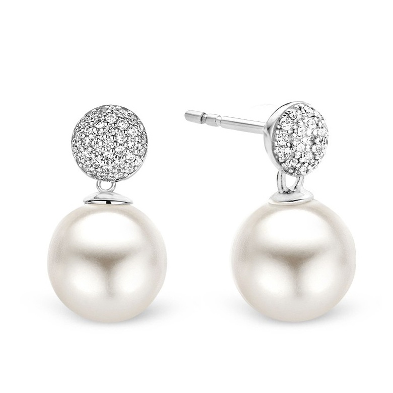 Серьги подвесные 7721PW серебро