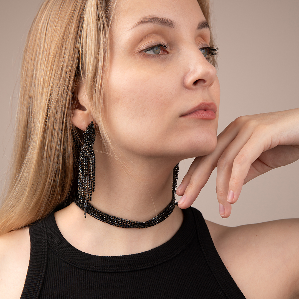 Колье чокер 181110002b ювелирный сплав