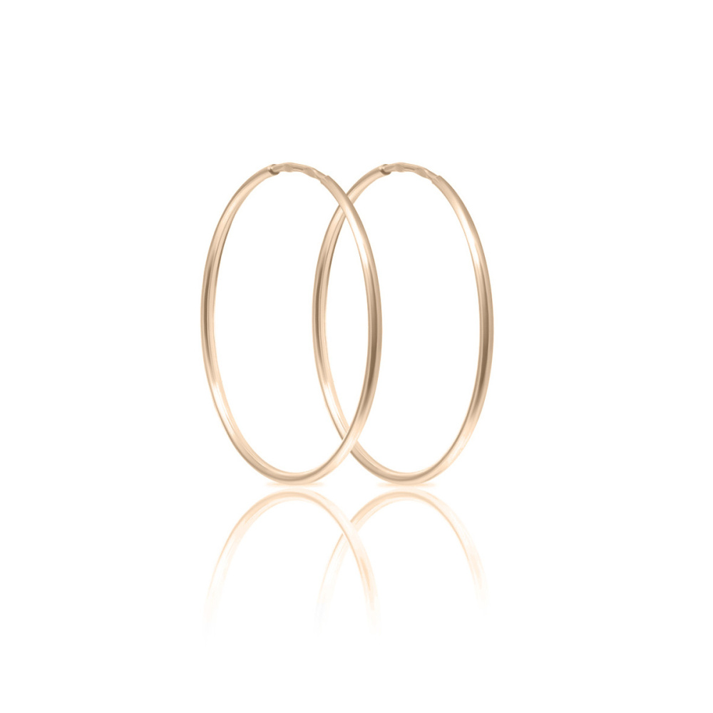 Серьги конго 52060 серебро