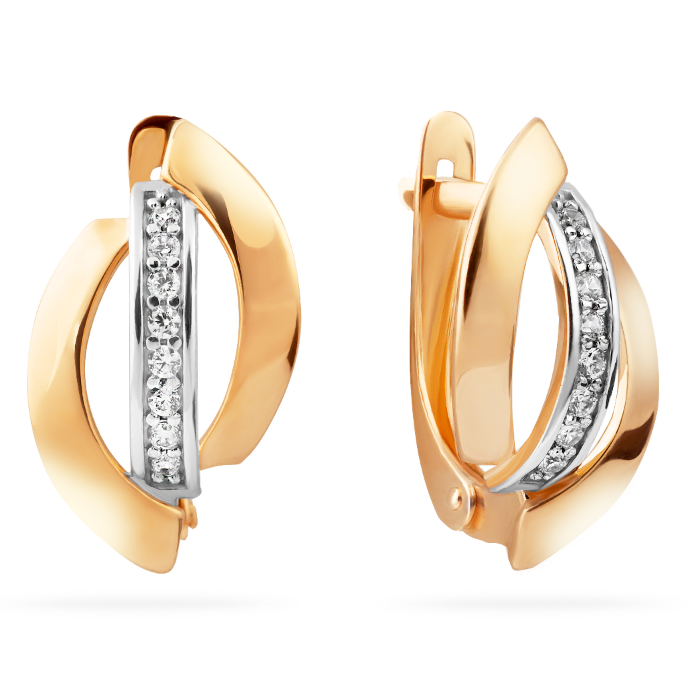 Серьги 01-216150 золото