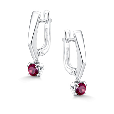 Серьги подвесные 02-5184.000Р-00 серебро