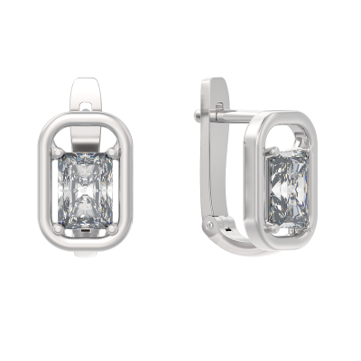 Серьги 1054902-01210 серебро