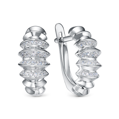 Серьги с1207894 серебро Булгари