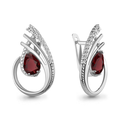 Серьги 4967803А.5 серебро